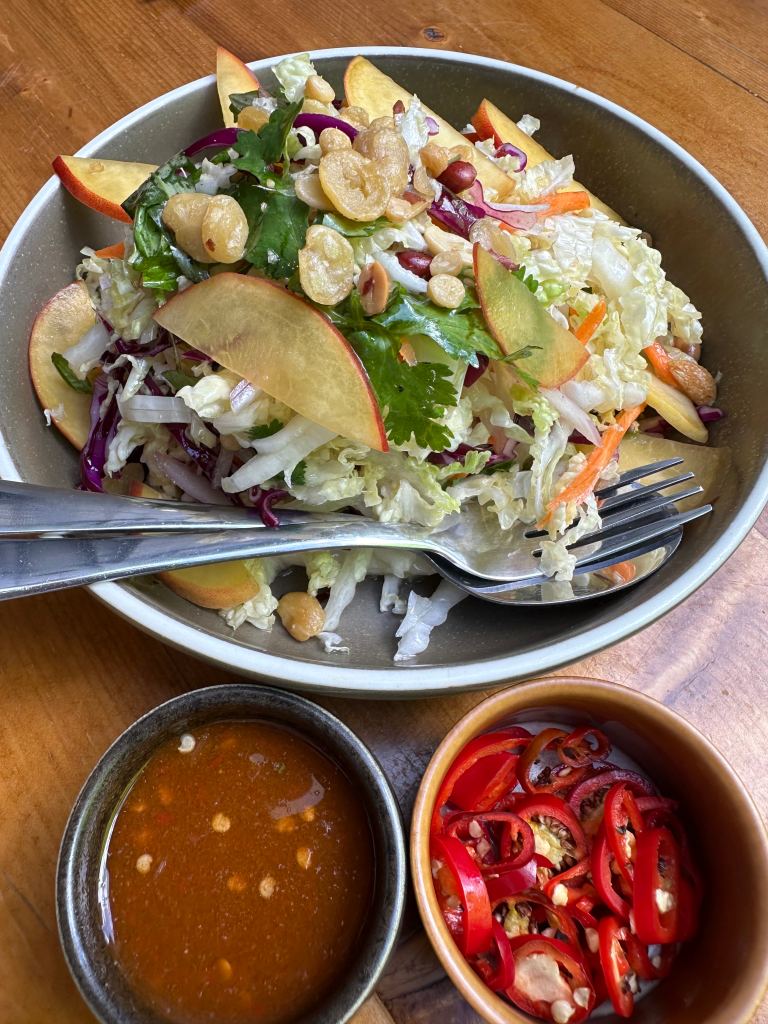 Peach Slaw Salad