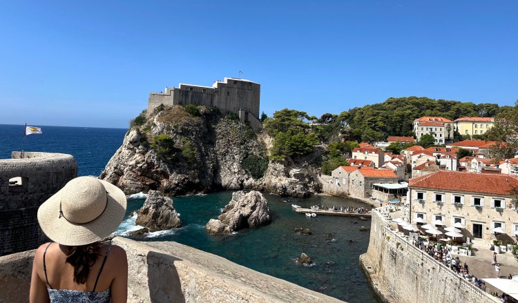 Fort Lovrijenac from Dubrobnik Wall Walk