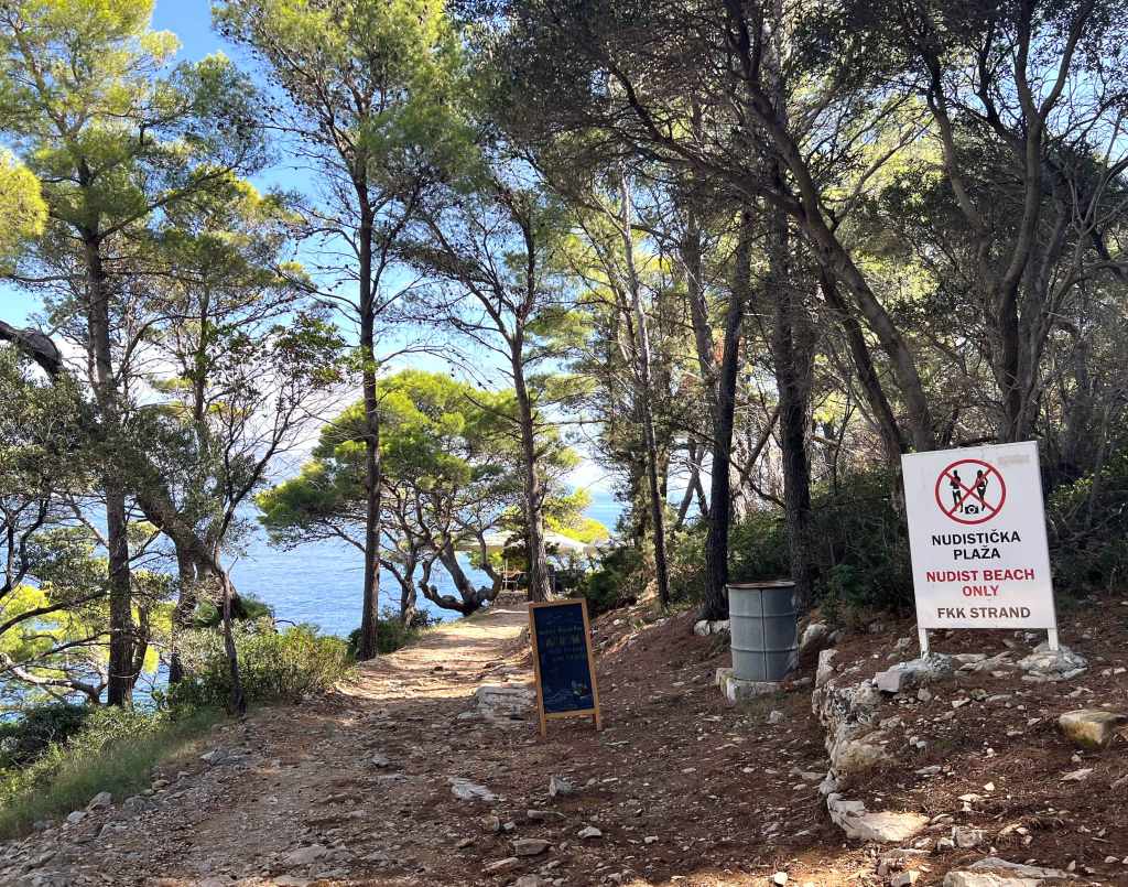Nude Beach at Lokrum