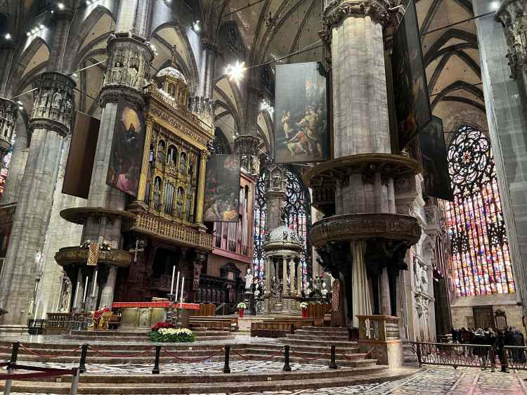 Interior of cathedral