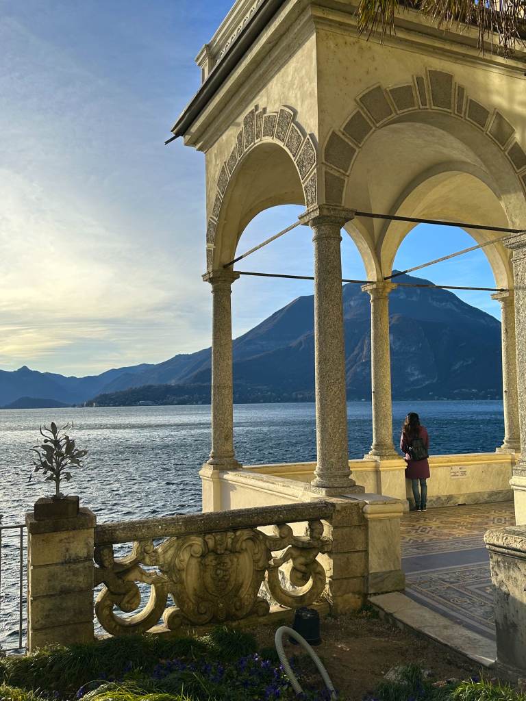 Gazebo view of Lake Como