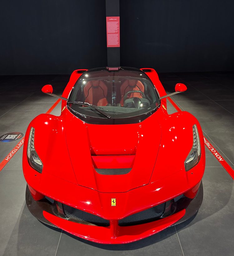 Ferrari red sports car