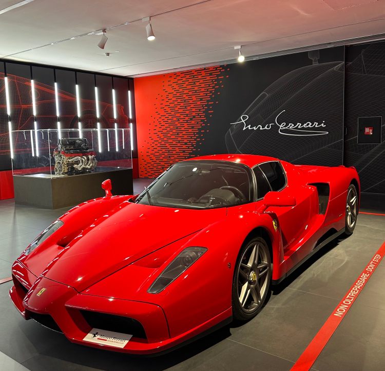 Ferrari red sports car