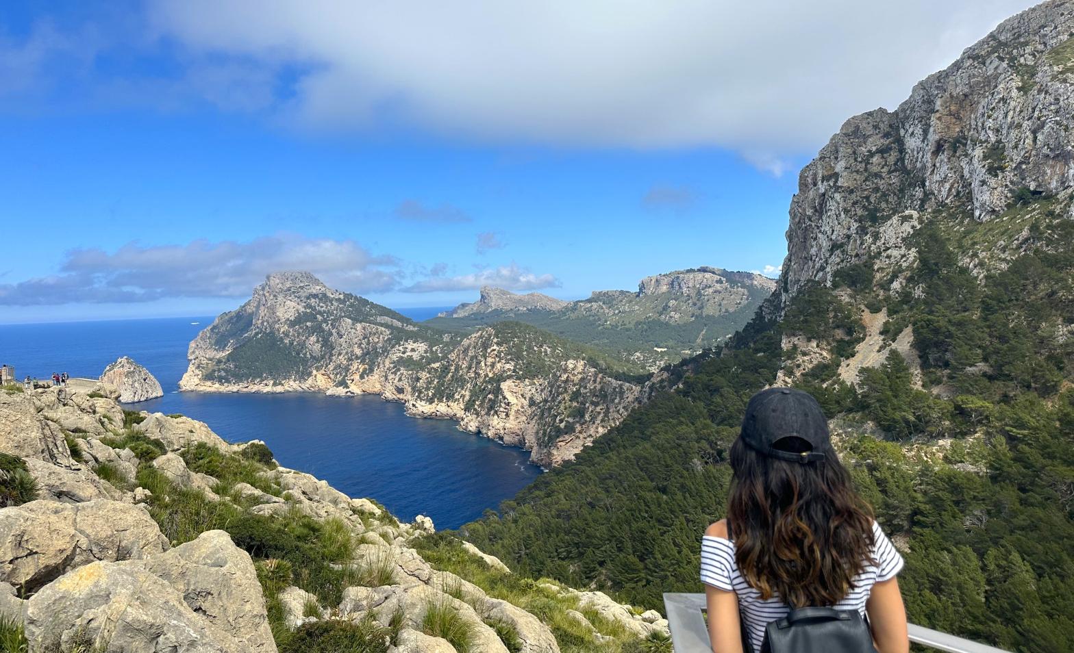 View of Mirador de Es Colomer--vast cape
