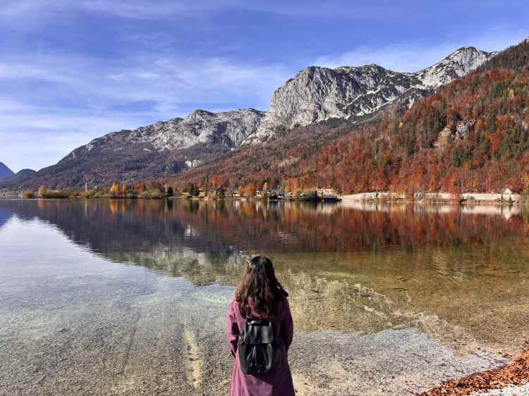 Grundlsee Lake view from Gößl