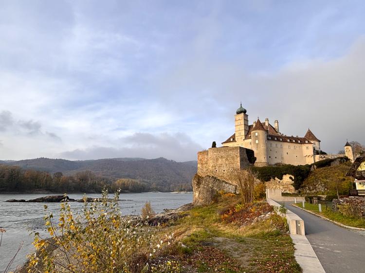 Schloss Schönbühel castle next to Danube River