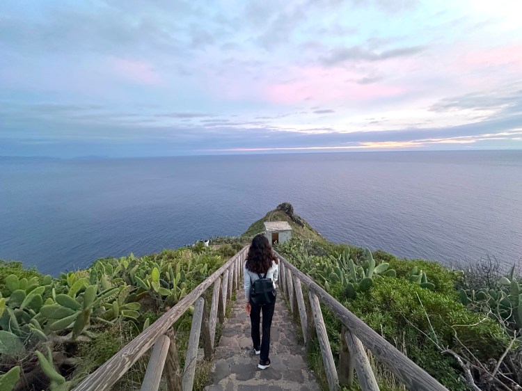 Miradouro do Cristo Rei - view of Atlantic Ocean