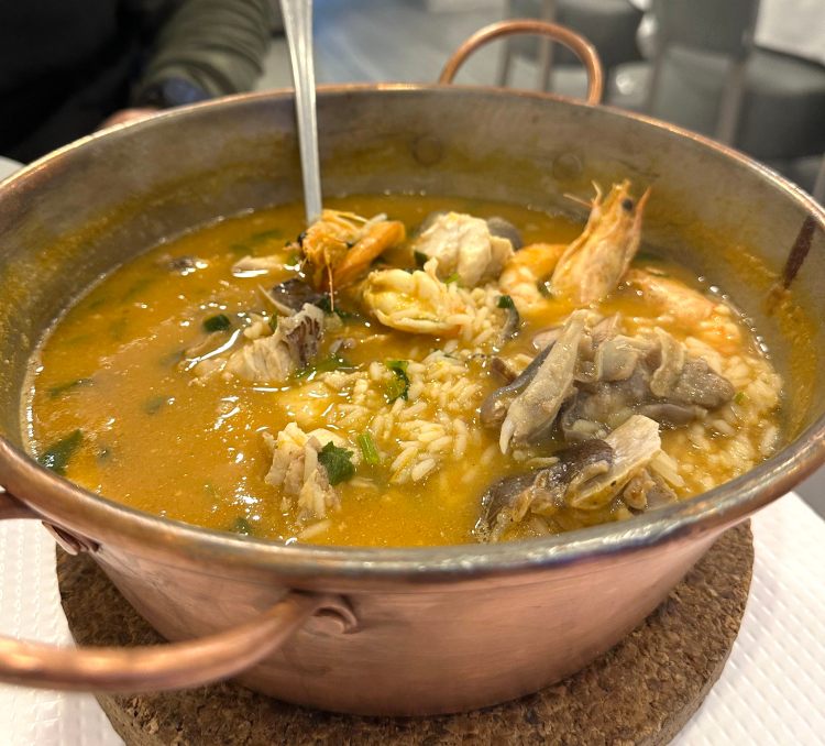 Seafood stew at O Jorge do Peixe