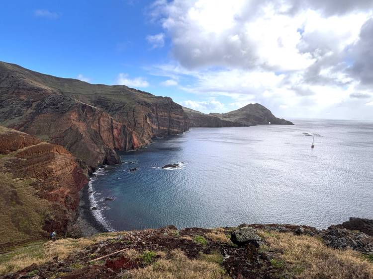 Coastal view at Ponta de São Lourenço