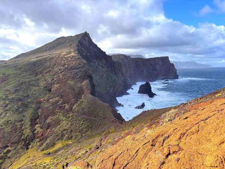 Coastal view at Ponta de São Lourenço