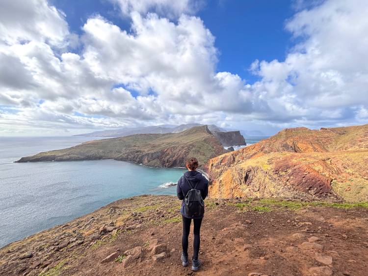 Coastal view at Ponta de São Lourenço