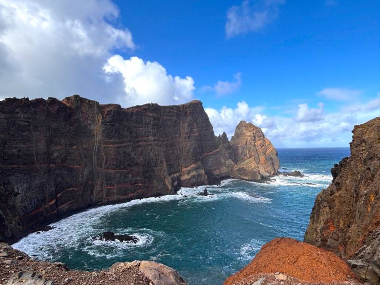 Coastal view at Ponta de São Lourenço