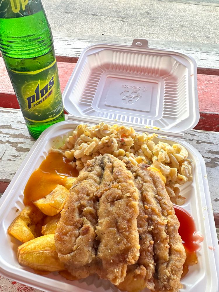 Fish platter at Pat's Place