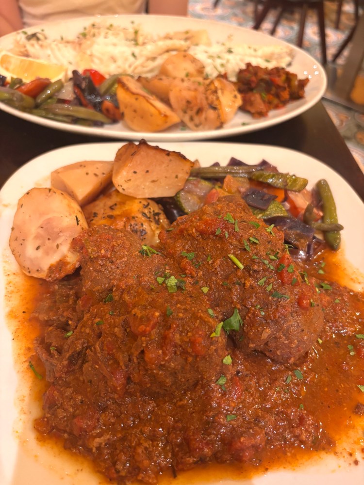 Dad’s Famous Bragioli and grilled fish from Ta' Kris